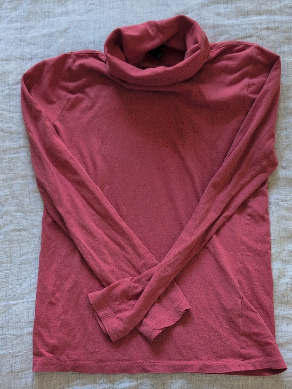 J. Crew Rosewood Tissue Turtleneck Top